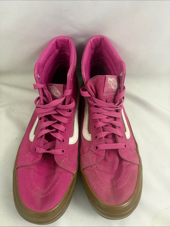 Vans Shoes - Vans Womens Hightop Shoes Size 9 Pink Sneakers Skateboard